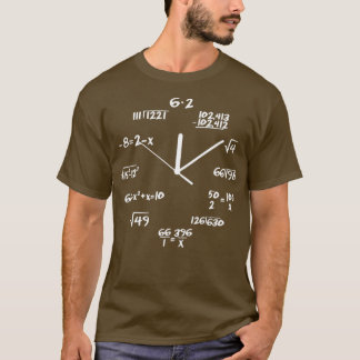 Camiseta Math A Clock