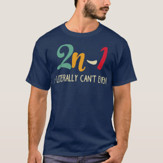 Camiseta Math Algebra Humor 2n1