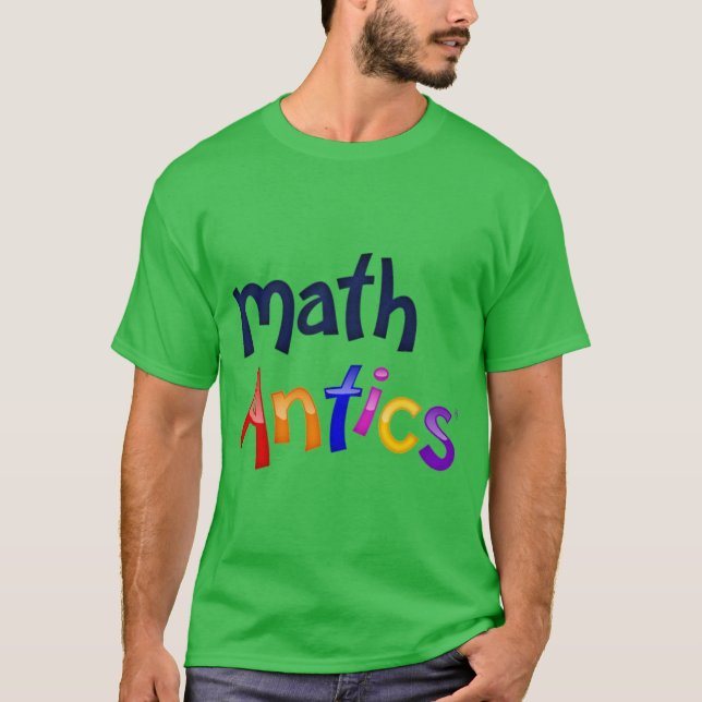 Camiseta Math Antics Colorful Logo (Anverso)