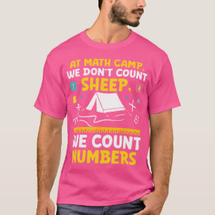 Camiseta Math Camp Math Camper Matemático Camping Mathem