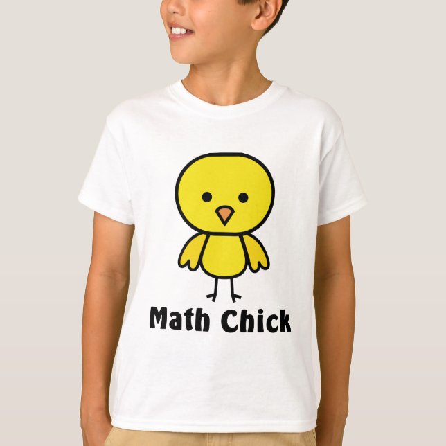 Camiseta Math Chick (Anverso)