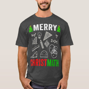 Camiseta Math Christmas  Merry Christmas Math Teacher Women