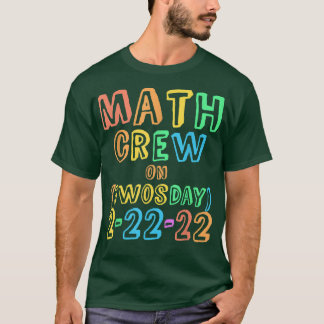 Camiseta MATH CREW DOCENTE 22 2022 22 Enseñanza