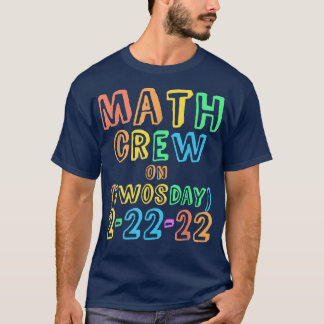 Camiseta MATH CREW DOCENTE 22 2022 22 Enseñanza