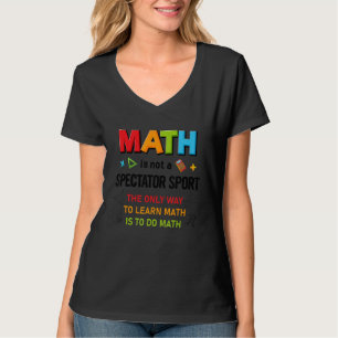Camiseta Math Day Calculator Número Aprender conjunto matem