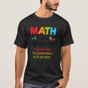 Camiseta Math Day Calculator Número Aprender conjunto matem