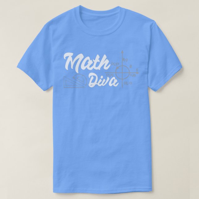 Camiseta Math Diva Math profesora equipo de profesores de s (Diseño del anverso)