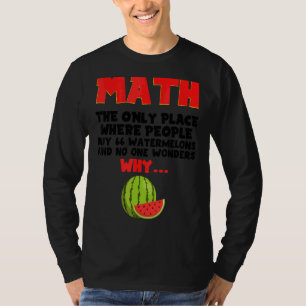 Camiseta Math El Único Lugar Donde La Gente Compra 66 Enseñ