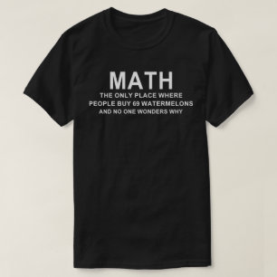 Camiseta Math El Único Lugar Donde La Gente Compra 66 sand