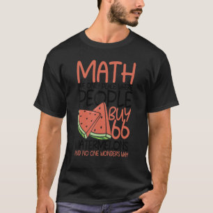 Camiseta Math El Único Lugar Donde La Gente Compra 66 sandí