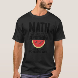 Camiseta Math El Único Lugar Donde La Gente Compra 66 sandí