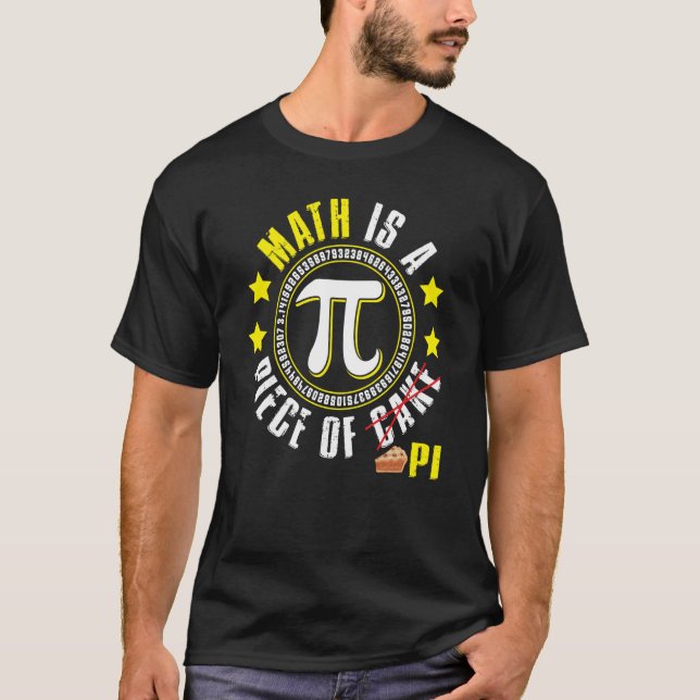 Camiseta Math Es Una Pieza De Pi Pi Day Teacher Student Ner (Anverso)