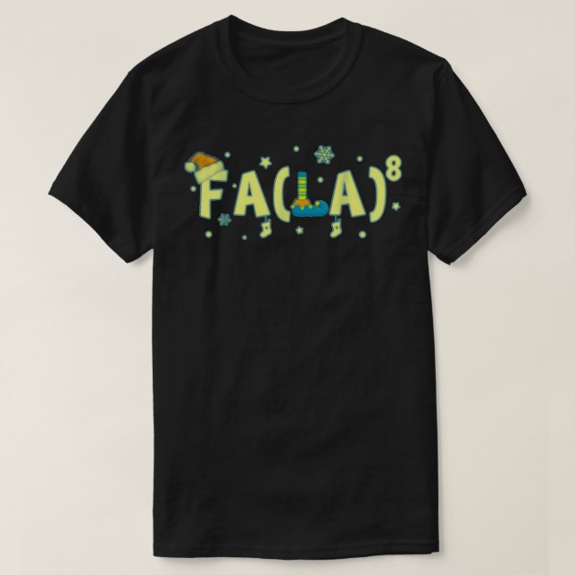 CAMISETA MATH FA LA 42 (Diseño del anverso)
