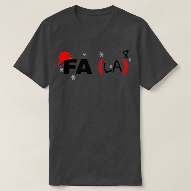 Camiseta Math Fa La Fa La 3 (Diseño del anverso)