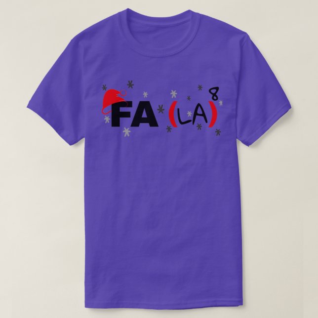 Camiseta Math Fa La Fa La 6 (Diseño del anverso)