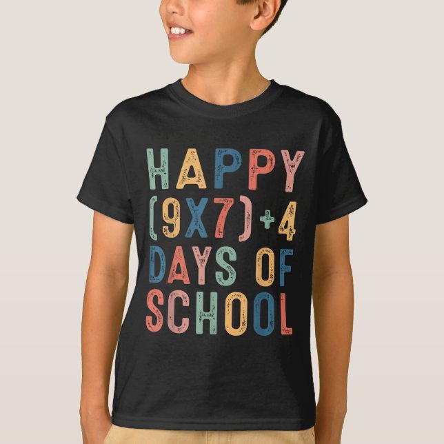 Camiseta Math Formula 67 Days Of School Funny Math Teacher  (Anverso)