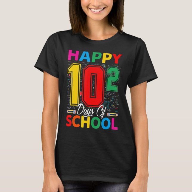Camiseta Math Formula Math Lover 100 Días De Escuela 100 Dí (Anverso)