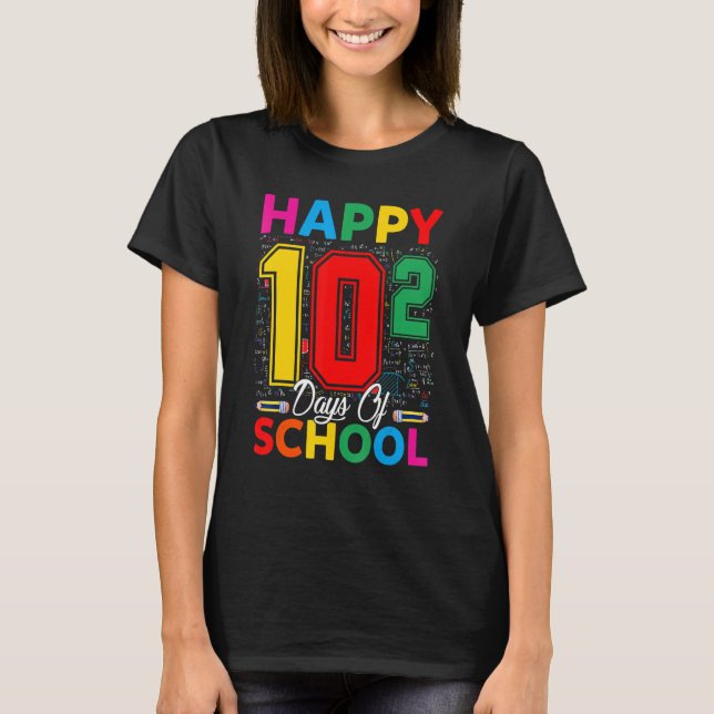 Camiseta Math Formula Math Lover 100 Días De Escuela 100 Dí (Anverso)