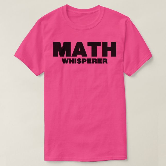 Camiseta Math Funny Gif Math Lover (Diseño del anverso)