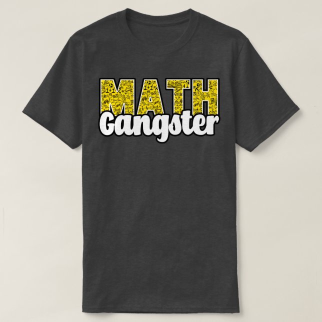 Camiseta Math Gangster (Diseño del anverso)