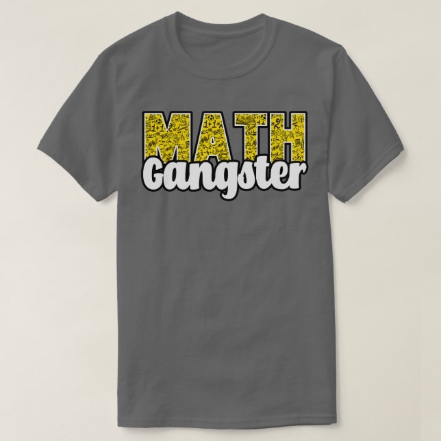 Camiseta Math Gangster (Diseño del anverso)