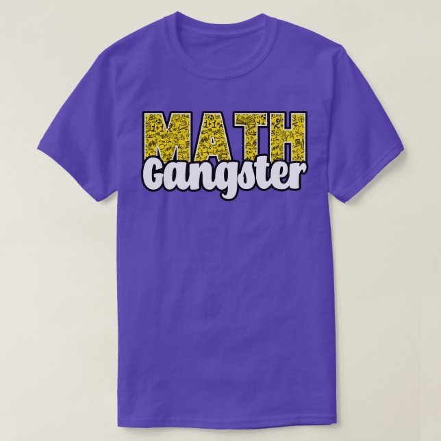 Camiseta Math Gangster (Diseño del anverso)
