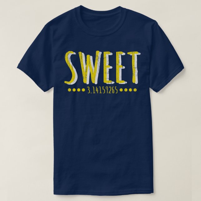 Camiseta Math Geek Sweet 31416 1 (Diseño del anverso)