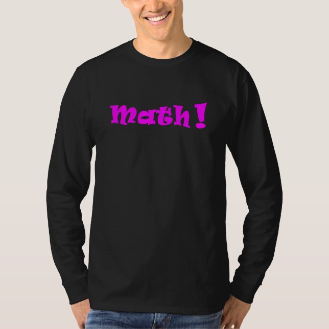 Camiseta Math Great Mathematics Design Mathletes Unite 2 (Anverso)