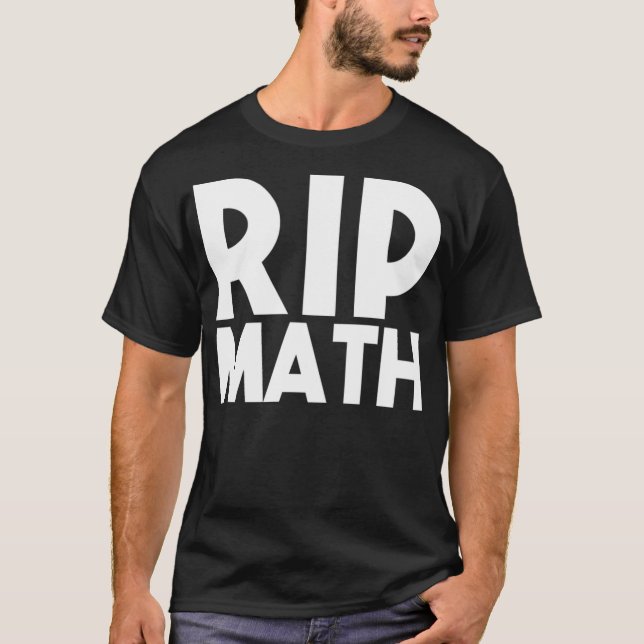 Camiseta MATH HATERS STUDENTS FUNNY GIFT QEPD martinshof ho (Anverso)