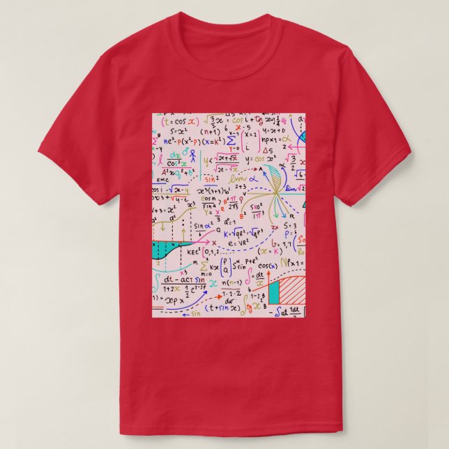 Camiseta Math Homework (Diseño del anverso)