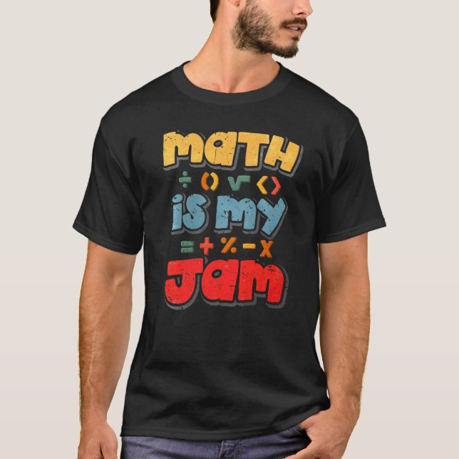 Camiseta Math is My Jam (Anverso)