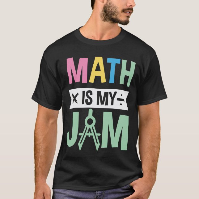 Camiseta Math is My Jam (Anverso)