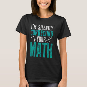 Camiseta Math Lover Geek Education School Stuacher