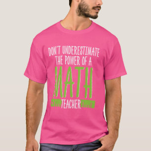 Camiseta Math Lover Geek Education School Stuacher