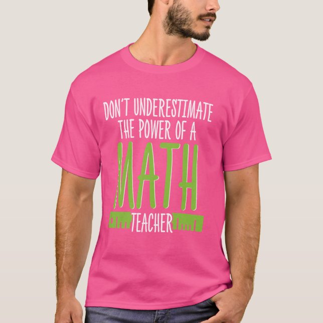 Camiseta Math Lover Geek Education School Stuacher (Anverso)