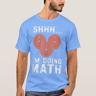Camiseta Math Lover Gym Halterofilia Cita divertida E