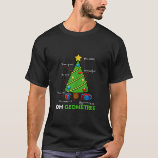 Camiseta Math Navidades Geometry Mathemlover Nerd Teac