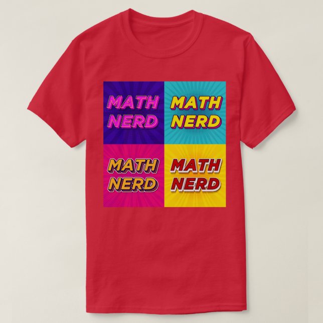 Camiseta Math Nerd (Diseño del anverso)