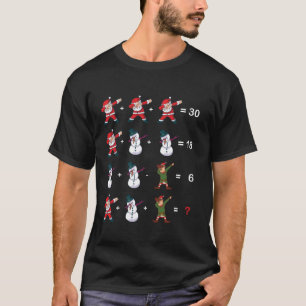 Camiseta Math Nerd Navidades divertidos Math Teacher Puzzle