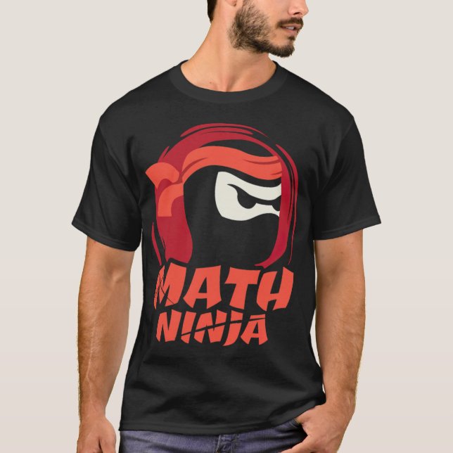 Camiseta Math Ninja Math Escuela de equitación (Anverso)