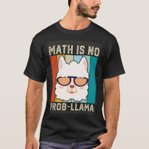 Camiseta Math no es profesora de llama de prob Math Llama
