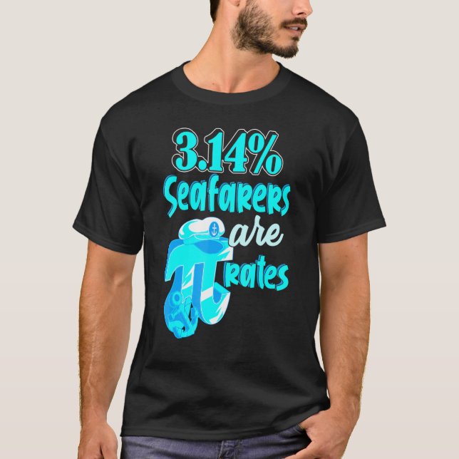 Camiseta Math Pi 314 Pirate Pun Parodia Matemáticas (Anverso)