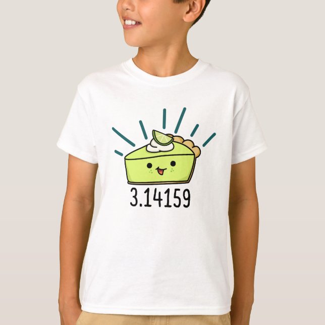 Camiseta Math Pi Número Gracioso Pie Pun (Anverso)