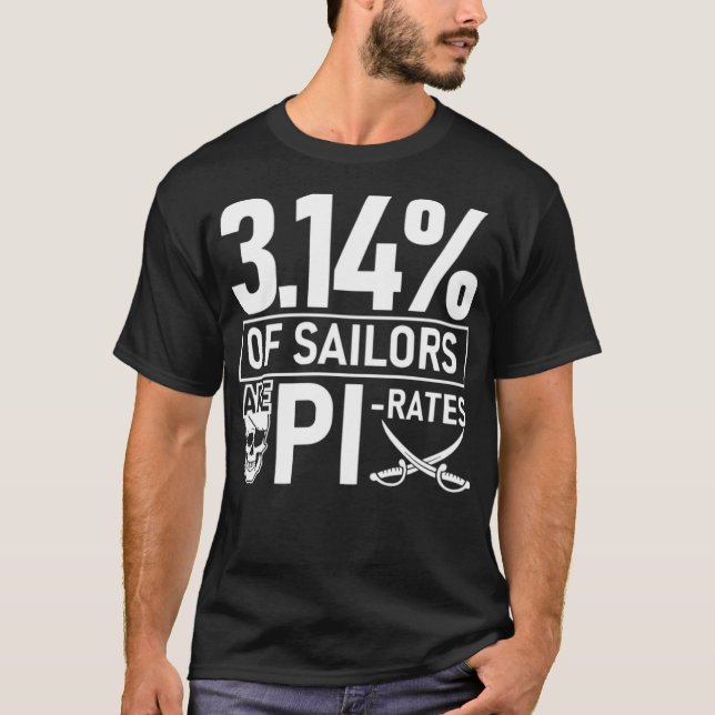 Camiseta Math Pi Pirate Danza divertida (Anverso)