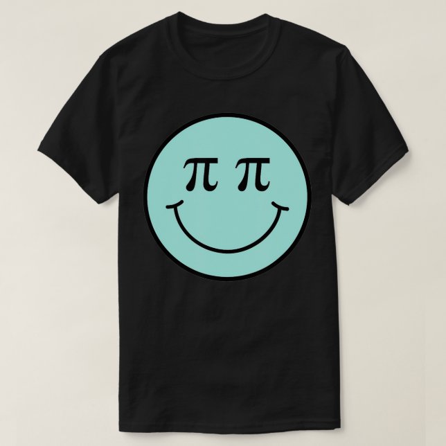 Camiseta Math Pi Symbol Smile Face  (Diseño del anverso)