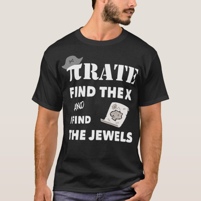 Camiseta Math Pirate tina cool  (Anverso)