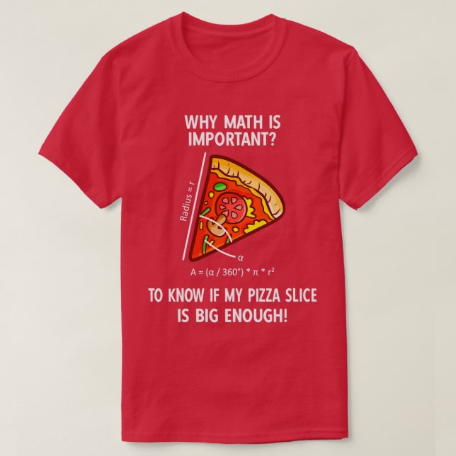 Camiseta Math pizza pi teacher teaching mathematics (Diseño del anverso)