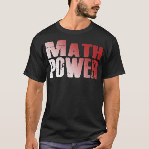 Camiseta Math Power decorative