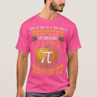 Camiseta Math Pun Pumpkin Pi Gracioso disfraz de Halloween