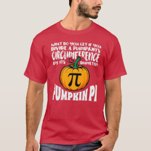 Camiseta Math Pun Pumpkin Pi Gracioso disfraz de Halloween